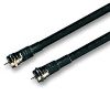 F-Type Patch Lead 1.5m of Cable Plus 2 x F-Connectors