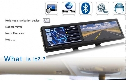 GPS Rearview Mirrors With Built In Navigation