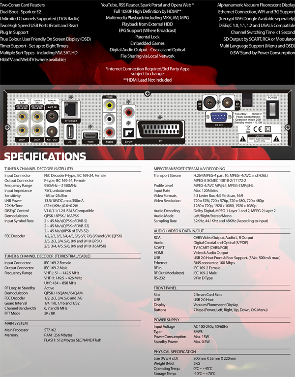 ICECRYPT S3700CHD Digital Satellite HD Receiver ICECRYPT S3700CHD Digital Satellite HD Receiver