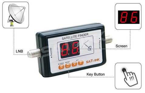 SatLink WS6903 Digital Displaying Satellite Finder Meter